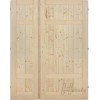 H dveře 125cm KOMPLET dvoukřídlé dveře Crete