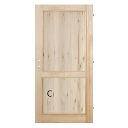 Palubkové dveře koso quatro s příčkou